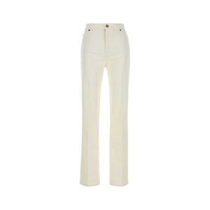 Balmain Women White Denim Jeans